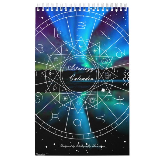 Calendrier Astrologie Calender avec planètes (Protection)