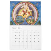Calendrier Astrologie médiévale et astronomie Zodiac (Feb 2026)