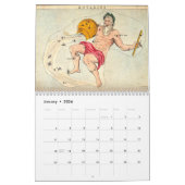 Calendrier Astrologie médiévale et astronomie Zodiac (Jan 2026)