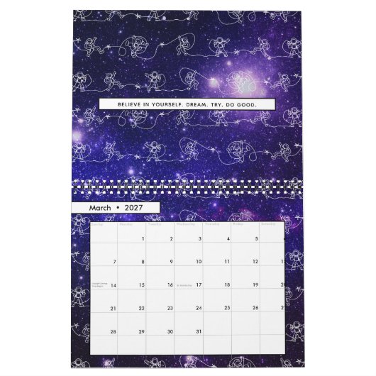 Calendrier Astronaut (Mar 2027)