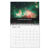 Calendrier Astronomie de Galaxie spatiale Citations de Rumi u (Feb 2027)