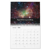 Calendrier Astronomie de Galaxie spatiale Citations de Rumi u (Jan 2026)