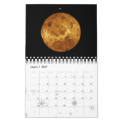 Calendrier Astronomie d'espace de planètes de système solaire (Mar 2027)