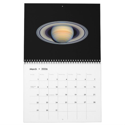 Calendrier Astronomie NASA Space Universe Galaxy 2020 (Mar 2026)