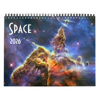 Calendrier Astronomie NASA Space Universe Galaxy 2026 Sky