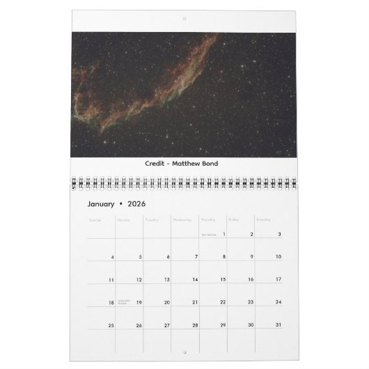 Calendrier Astronomo Calendar 2026 (Jan 2026)