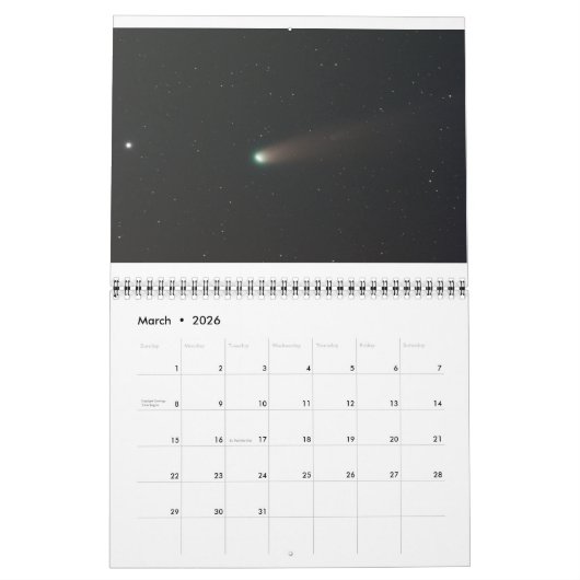 Calendrier Astronomo Calendar 2026 (Mar 2026)