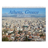 Calendrier Athènes Grèce 2026 (Protection)