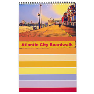 Calendrier Atlantic City Beach Boardwalk