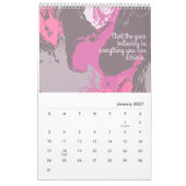 Calendrier Au-delà de la toile Art Abstrait original (Jan 2027)