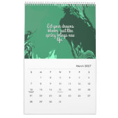 Calendrier Au-delà de la toile Art Abstrait original (Mar 2027)