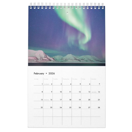 Calendrier aurora 2024 (Feb 2026)