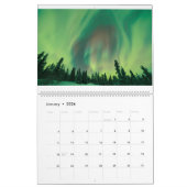 Calendrier Aurora de l'Alaska par Fairbanks Aurora (Jan 2026)