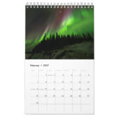 Calendrier Aurore III d'Alaska (Feb 2027)