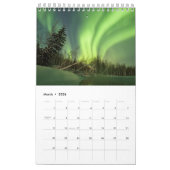 Calendrier Aurore III d'Alaska (Mar 2026)