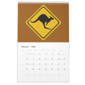 Calendrier Australian road signs 2026 (Feb 2026)