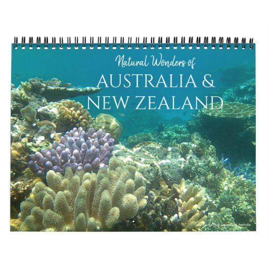 Calendrier australie nouvelle-zélande nature 2025 (avec empla (Protection)