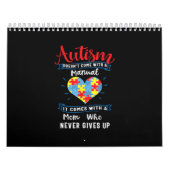 Calendrier Autiste| L'autisme n'est pas accompagné d'un manue (Protection)