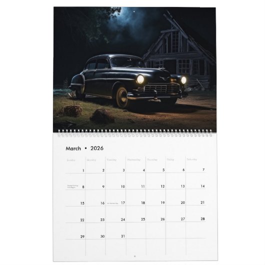 Calendrier Auto (Mar 2026)