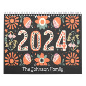 CALENDRIER AUTO-BUT QUOTE CLASSIQUE BOHO THÈME ANNUEL (Protection)