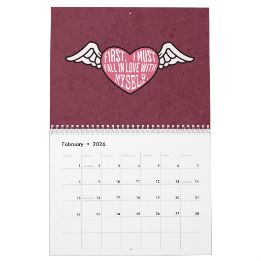Calendrier Auto-Love Journaling invite (Feb 2026)