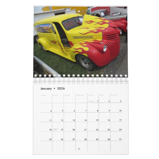 Calendrier automobile 1 (Jan 2026)