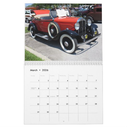 Calendrier automobile 2019 (Mar 2026)