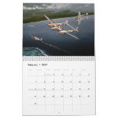 Calendrier autorisé P-38 Lightning 2026 (Feb 2027)