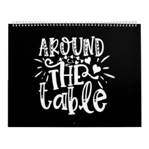 Calendrier autour de la table