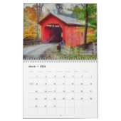 Calendrier Autumn in New England (Mar 2026)