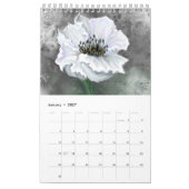 Calendrier avec 12 fleurs les plus belles (Jan 2027)