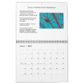 Calendrier avec des bouts utiles et des images (Mar 2027)