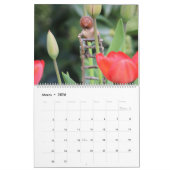 Calendrier avec des figurines en chênes confection (Mar 2026)