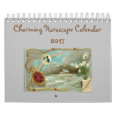 Calendrier avec du charme d'astrologie (Protection)