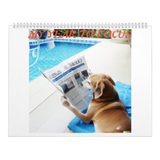 Calendrier avec images de chien
