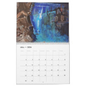 Calendrier avec images peintes (Mar 2026)