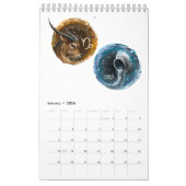 calendrier avec les signes astrologiques (Jan 2026)