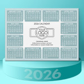 Calendrier avec logo Contact Information Magnet