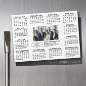Calendrier avec logo Contact Information Magnet