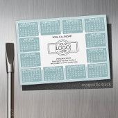 Calendrier avec logo Contact Information Magnet