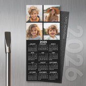 Calendrier avec photo Collage Magnet de réfrigérat