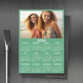 Calendrier avec photo Pleine année Afficher Magnet