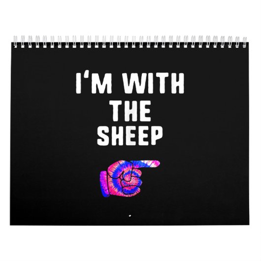 Calendrier Avec Sheep Tie Dye | Dog Present (Protection)