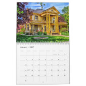 Calendrier avec vacances - Maisons (Jan 2027)