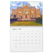 Calendrier avec vacances - Maisons (Feb 2027)