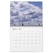Calendrier Avec Vacances - Nuages (Feb 2027)