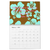 Calendrier avec versets inspirants 2026 (Feb 2027)