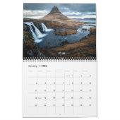 Calendrier Aventure de voyage de l'Islande de visite (Jan 2026)