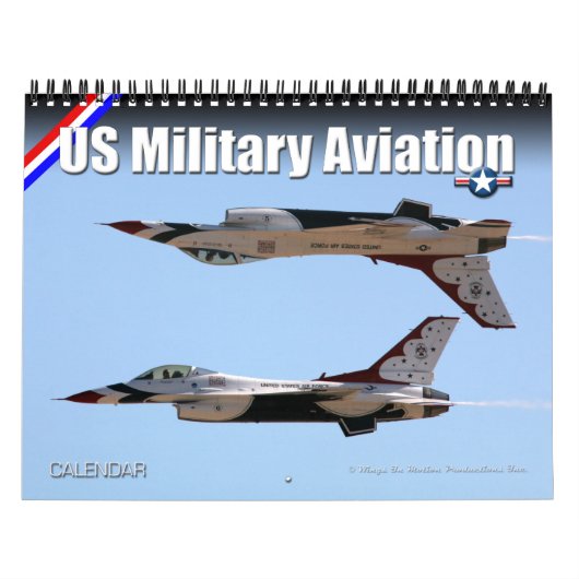 CALENDRIER AVIATION MILITAIRE AMÉRICAINE (Protection)