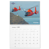 Calendrier AVIATION secourue - Aéronefs US SAR (Jan 2027)